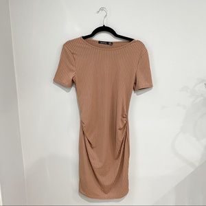Tan Maternity Bodycon Dress NWT